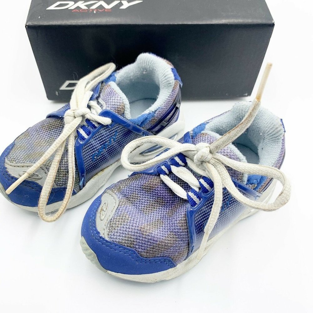 DKNY Toddler Girls Sneakers  silver Blue Size 5